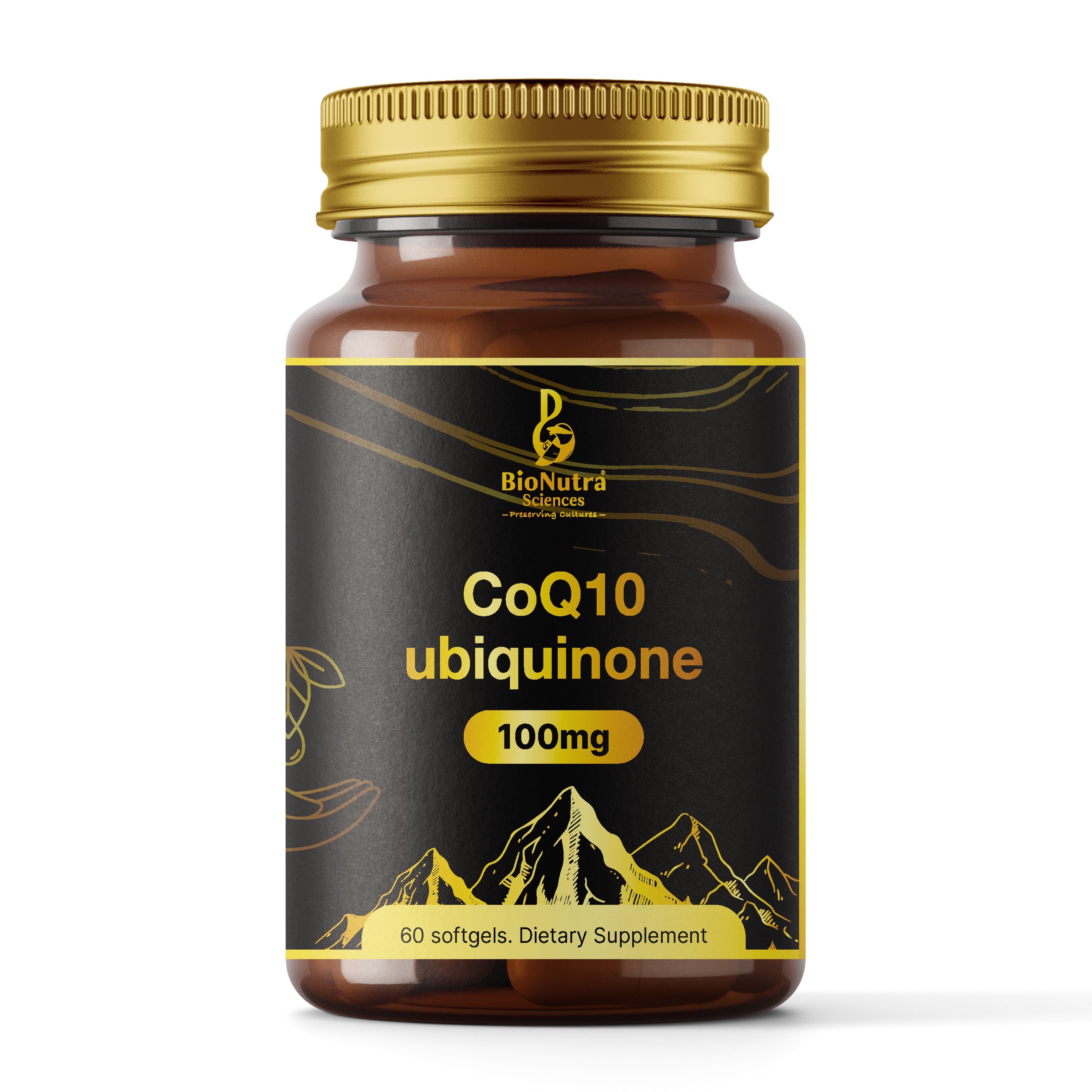 CoQ10- ubiquinone, Coenzyme Q10 softgels 100mg