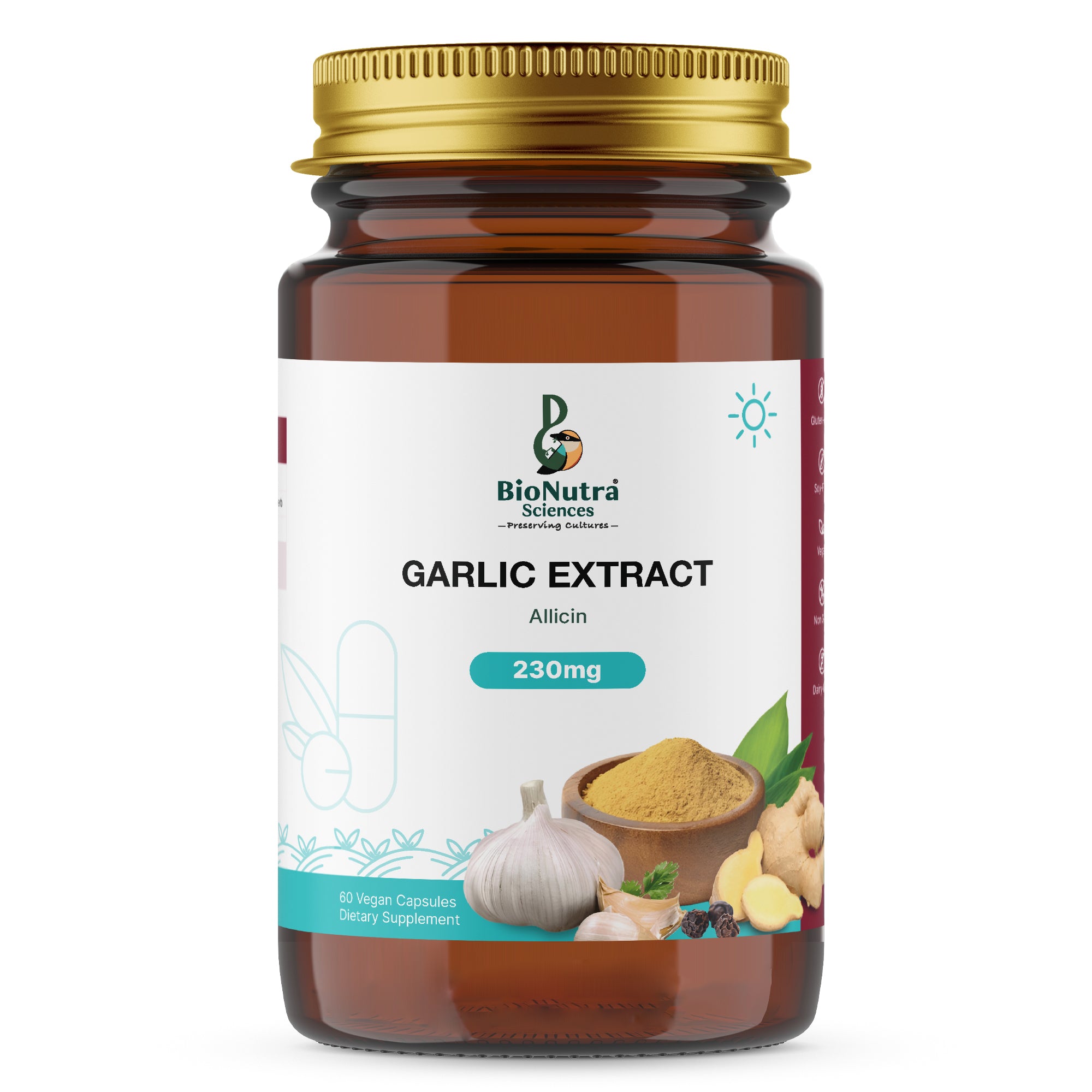 Garlic extract, 2.5 % Allicin