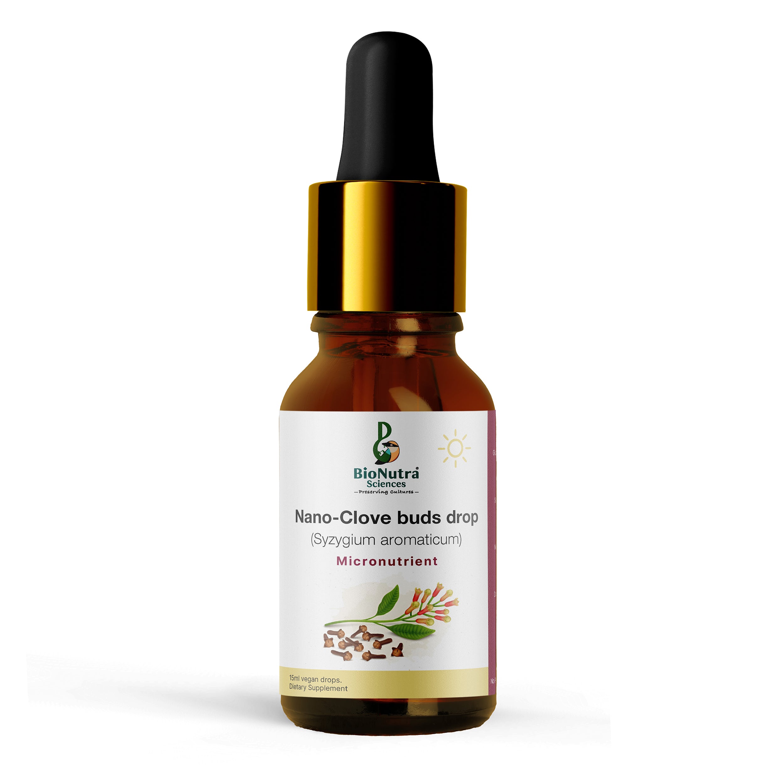 Nano Clove buds drops-vegan-vegetarian micronutrient dietary supplement