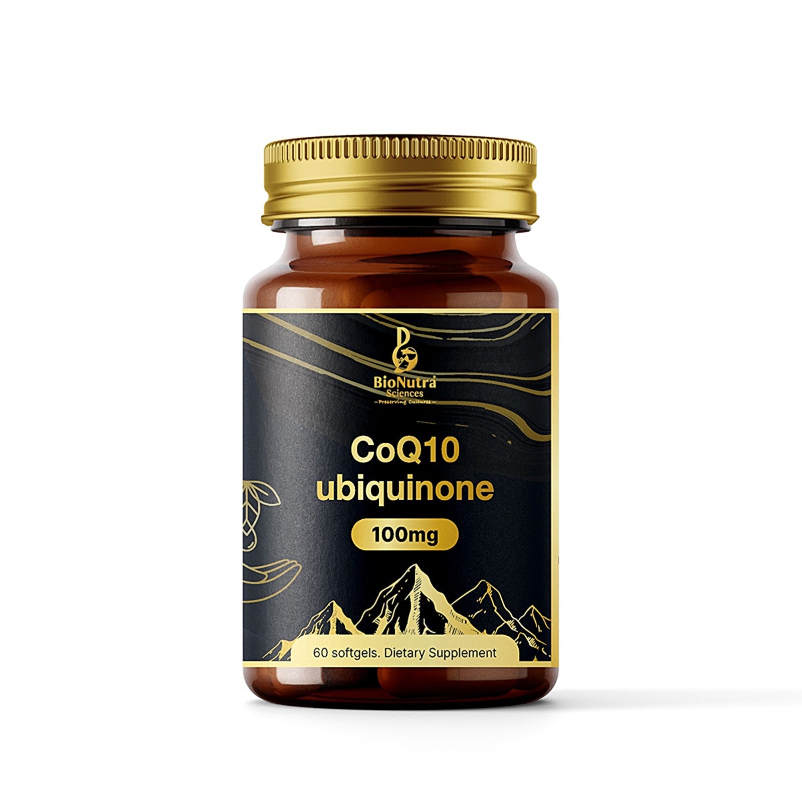 CoQ10- ubiquinone, Coenzyme Q10 softgels 100mg
