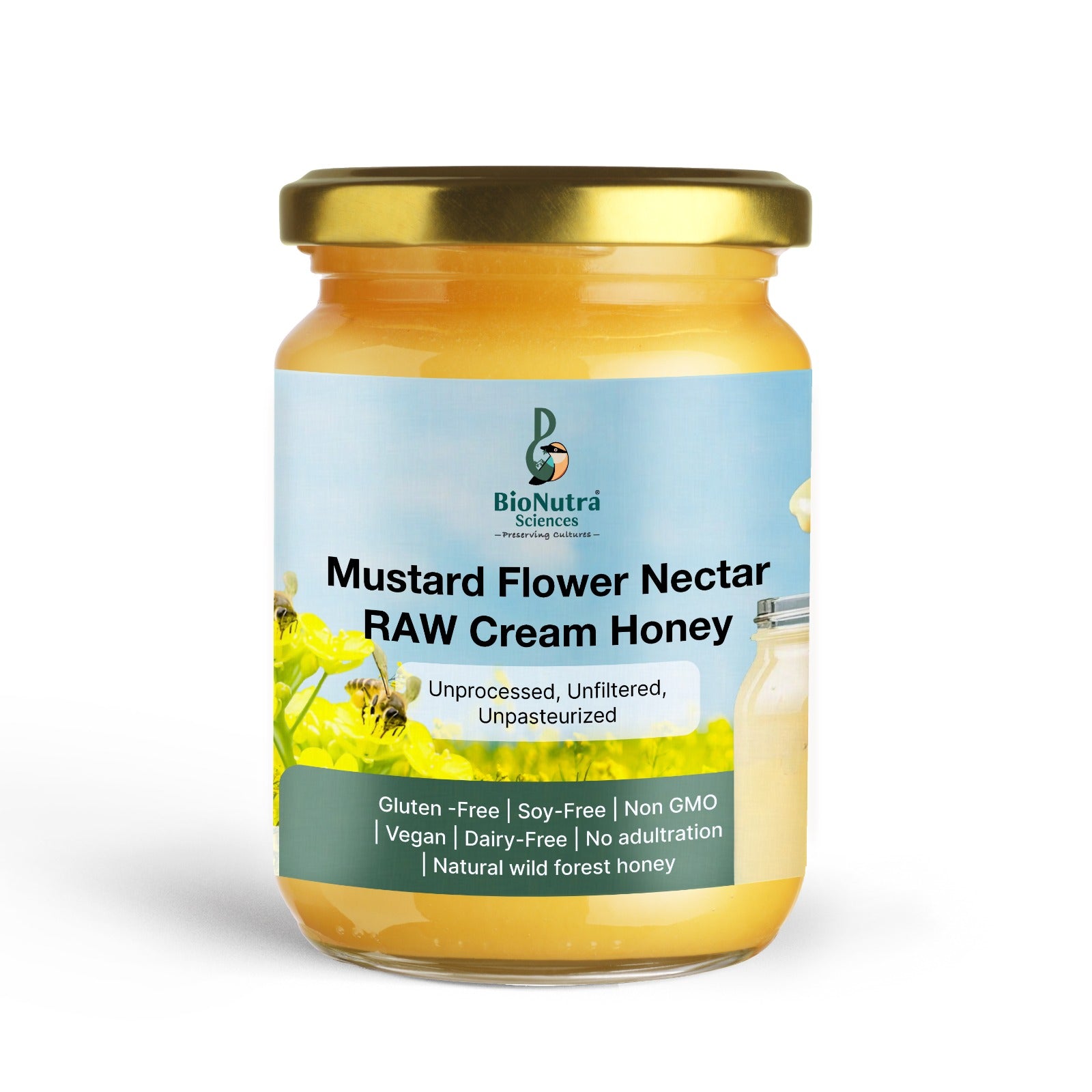 Mustard blooms nectar Cream Wild-Forest Honey