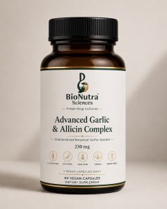 Advanced Garlic & Allicin Complex, Vegan capsules-230mg