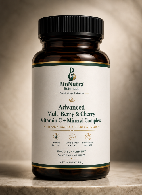 Super Amla Berry/ Indian Gooseberry, Vitamin C, Acerola Cherry extract, Rosehip extract with 4000mcg of Biotin, Lime juice powder vegan capsules, dietary supplement, nutrition, minerals-60 capsules
