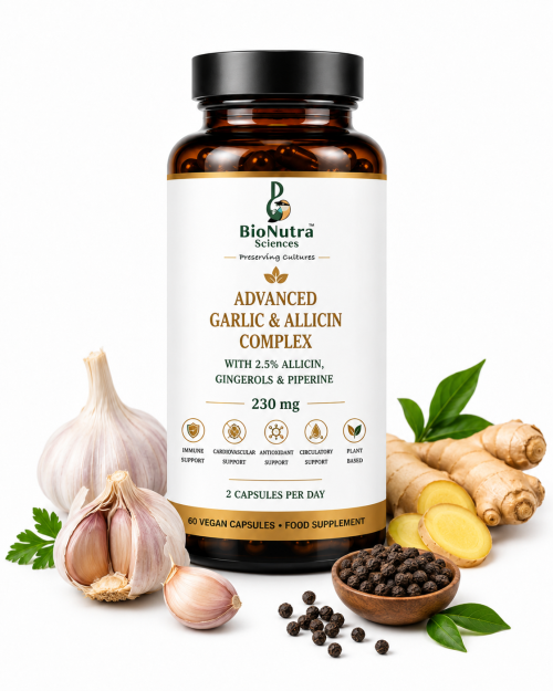 Advanced Garlic & Allicin Complex, Vegan capsules-230mg