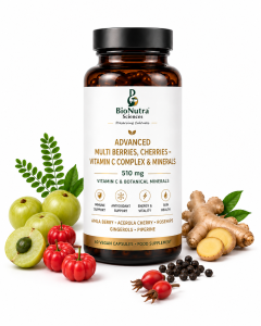 Advanced Multi Berries, Cherries – Vitamin C Complex & Minerals – 510mg