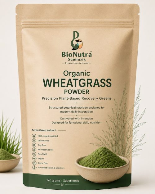 Organic Young Wheatgrass Powder – 120 grams